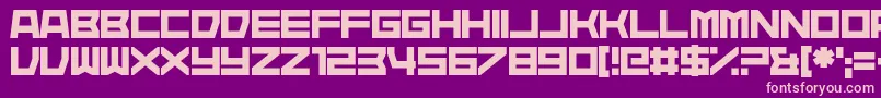 Heartisan Font – Pink Fonts on Purple Background