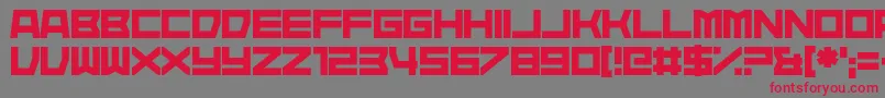 Heartisan Font – Red Fonts on Gray Background