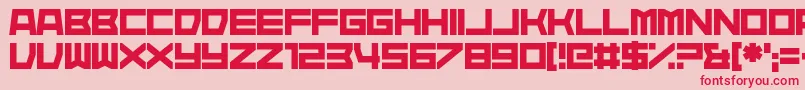 Heartisan Font – Red Fonts on Pink Background