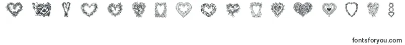 Шрифт Hearts of Lime – шрифты для iOS