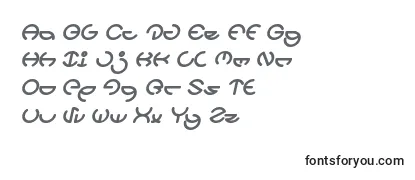 Czcionka HEATHER THOMAS Bold Italic