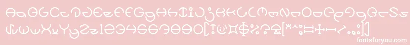 HEATHER THOMAS Light Font – White Fonts on Pink Background