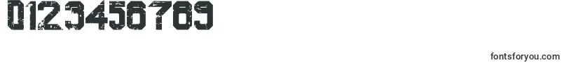 Heavy Metal Blight Font – Fonts for Numbers and Digits