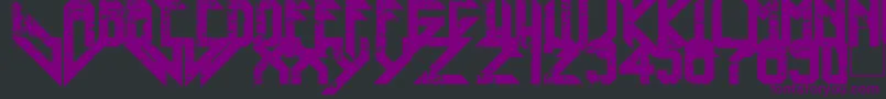 Więcej informacji o czcionce Heavy Metal Blight Czcionka Heavy Metal Blight – fioletowe czcionki na czarnym tle