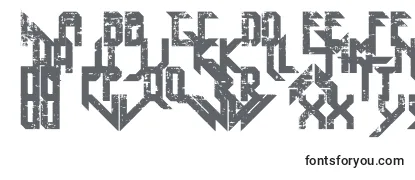Heavy Metal Blight Font