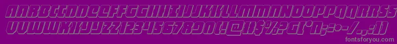 More about heavyfalcon3dital Font heavyfalcon3dital Font – Gray Fonts on Purple Background