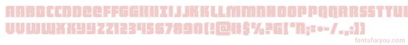 フォントheavyfalconacad – ピンクのフォント