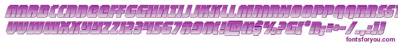 heavyfalconchromeital Font – Purple Fonts on White Background