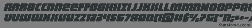 heavyfalconexpandital-fontti – mustat fontit harmaalla taustalla