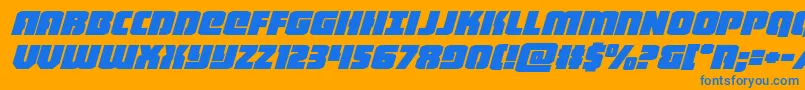 fuente heavyfalconexpandital – Fuentes Azules Sobre Fondo Naranja