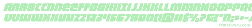 Шрифт heavyfalconexpandital – зелёные шрифты на белом фоне