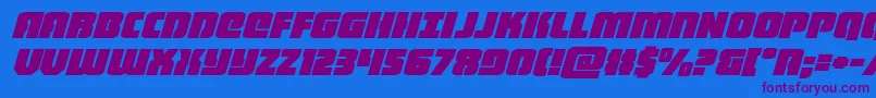 heavyfalconexpandital-fontti – violetit fontit sinisellä taustalla