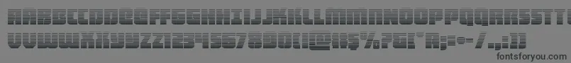 heavyfalcongrad Font – Black Fonts on Gray Background