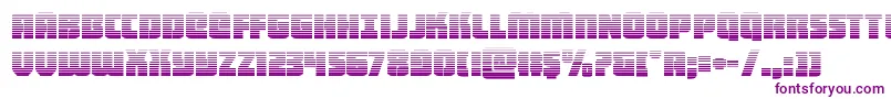 heavyfalcongrad Font – Purple Fonts on White Background