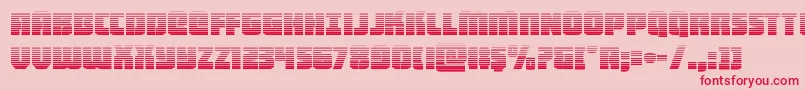 heavyfalcongrad Font – Red Fonts on Pink Background