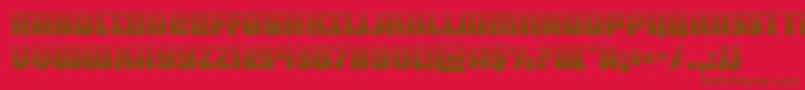 heavyfalconhalf Font – Brown Fonts on Red Background