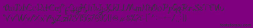 More about Hegorustow Font Hegorustow Font – Black Fonts on Purple Background