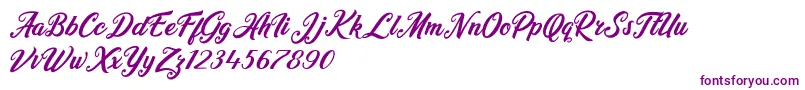 Heidy Indigo Font – Purple Fonts