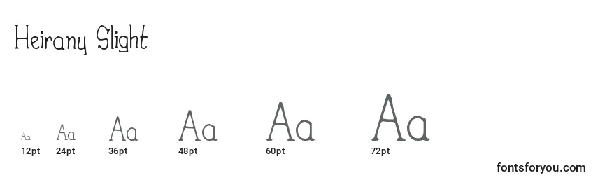 Heirany Slight Font Sizes
