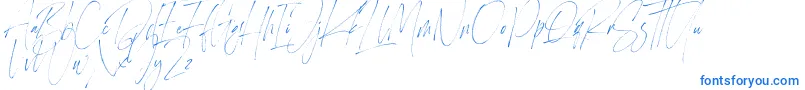 Weitere Informationen zur Heisenberg-Schriftart Heisenberg-Schriftart – Blaue Schriften