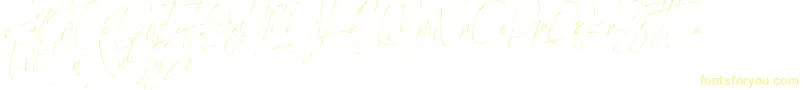 Heisenberg-Schriftart – Gelbe Schriften