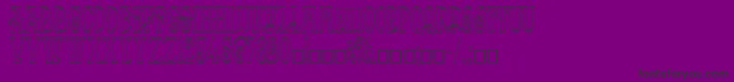 More about Helena Outline Font Helena Outline Font – Black Fonts on Purple Background