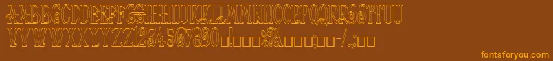Подробнее о шрифте Helena Outline Шрифт Helena Outline – оранжевые шрифты на коричневом фоне