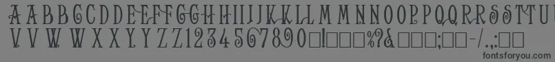 Helena Wide Font – Black Fonts on Gray Background