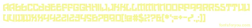 Hell Underwater-fontti – keltaiset fontit