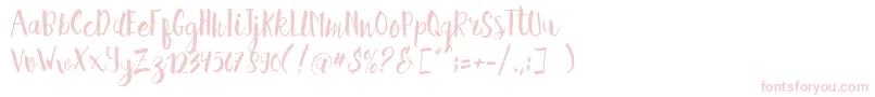 Hellena Script Free Sample-Schriftart – Rosa Schriften