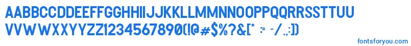 Heller Regular Font – Blue Fonts on White Background