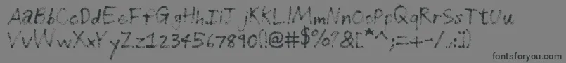 Más sobre la fuente GrungeHandwriting fuente GrungeHandwriting – Fuentes Negras Sobre Fondo Gris