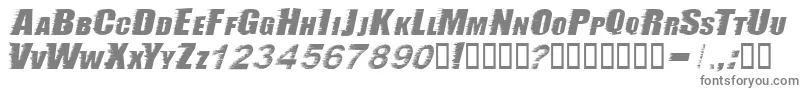 StormExtrabold-fontti – harmaat kirjasimet valkoisella taustalla