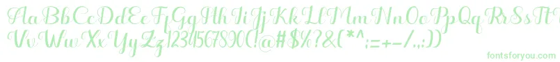 Hello Kayla Font – Green Fonts