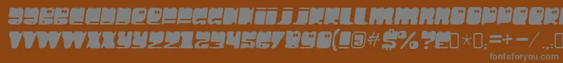 Шрифт hello larry – серые шрифты на коричневом фоне