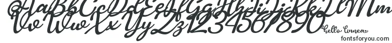 Hello Linnea italic Font – Handwriting Fonts