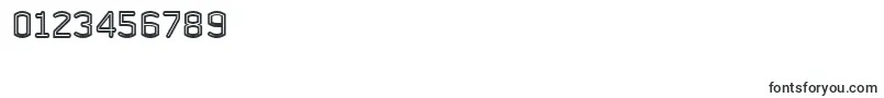 フォントPfinterfaceInline – 数字と数値のためのフォント
