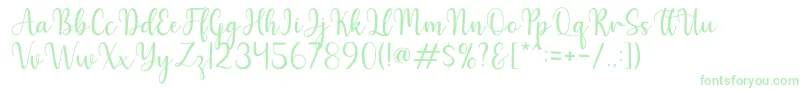 Hello Font – Green Fonts
