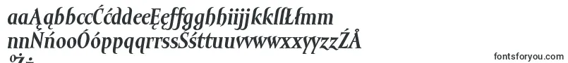 fuente MramortextBolditalic – fuentes polaca