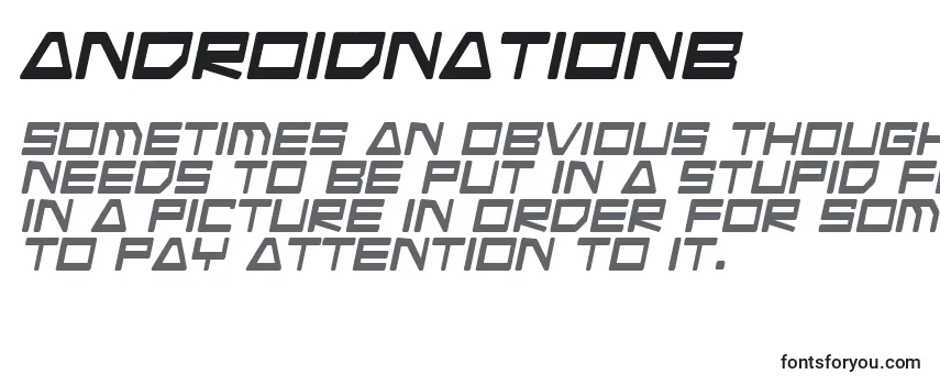AndroidnationB Font