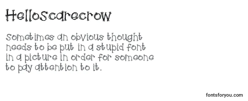 HelloScarecrow Font