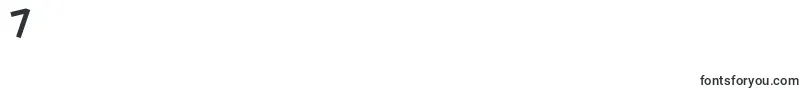 フォントHelloTexas – フォント数字7