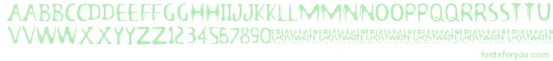 フォント13GhostsFull – 緑のフォント