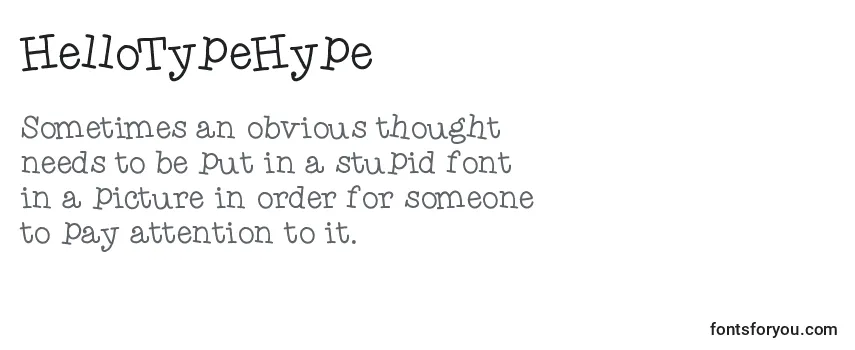 HelloTypeHype Font