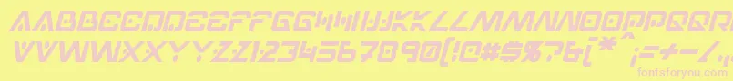 More about Hellpoint Italic Font Hellpoint Italic Font – Pink Fonts on Yellow Background