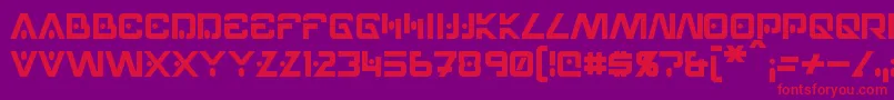 Hellpoint Font – Red Fonts on Purple Background