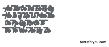 Hellytail Shadow Font