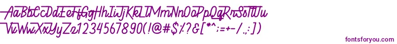 Hellytail Font – Purple Fonts