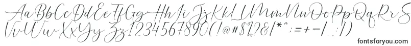 Шрифт Helostar – скриптовые шрифты