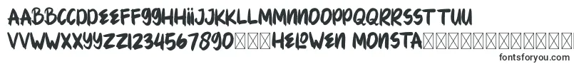 HELOWENMONSTA Font – OTF Fonts